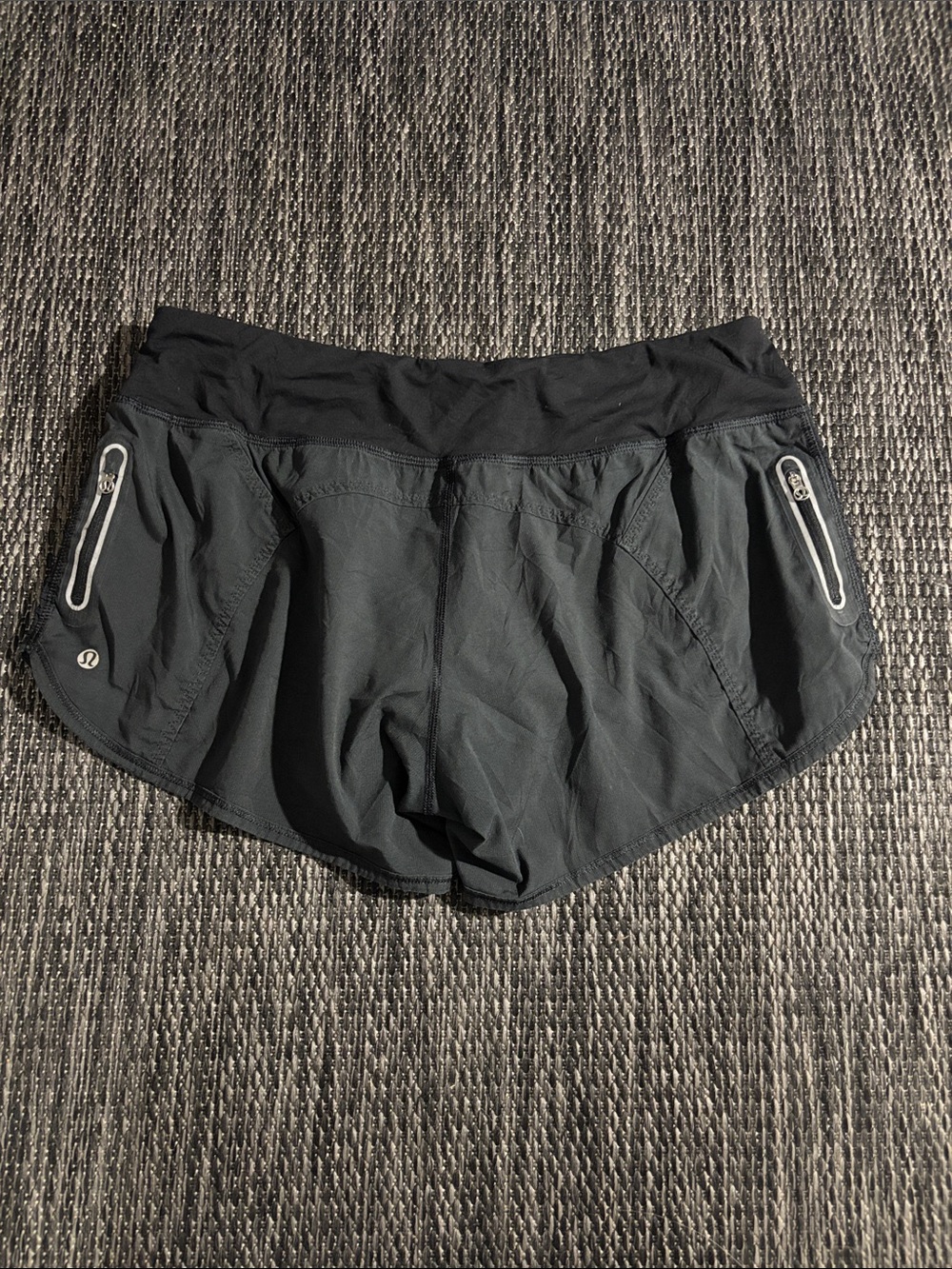 Lululemon Track That Short Ruched Ruffle Side Zip Pocket Runner Athletic - Picture 2 of 7